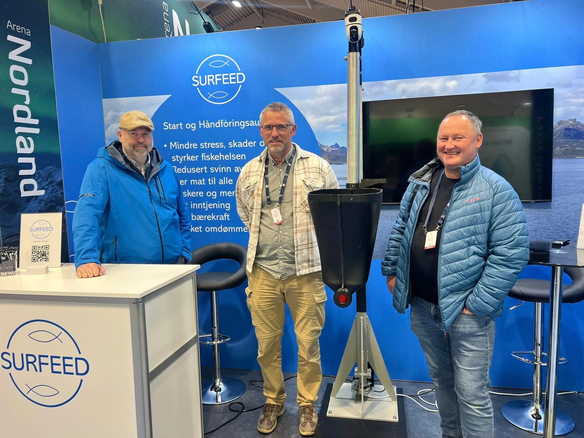 Surfeed-teamet på messe